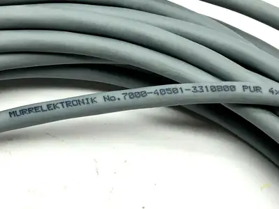 New | in-Stock MURRELEKTRONIK DBL-ENDED CORDSET M12 MALE 0° / M12 FEMALE 0° Cable & Wire | Maverick Industrial Sales #1106239