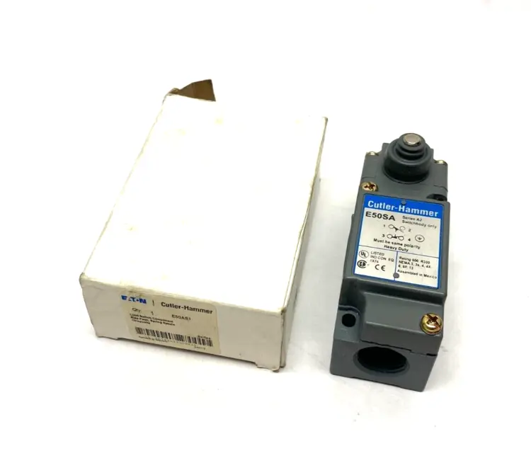 Used EATON CUTLER-HAMMER PLUNGER LIMIT SWITCH SURFACE MOUNT NEMA HEAVY DUTY Switch Parts Michigan US | Maverick Industrial Sales #1091077