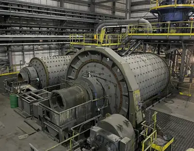 11'-6" X 22' Horizontal Ball Mill w/ 1100 kW WEG Motor