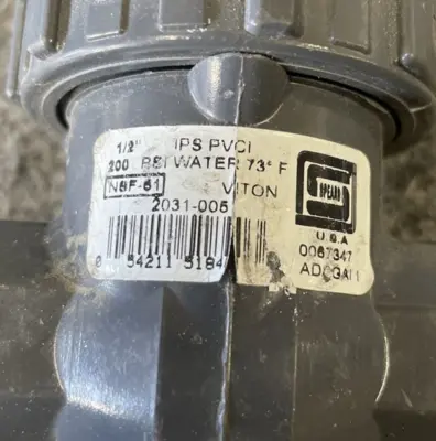 Used Spears 2031-005 Valves/Fittings California US | Davliegogo LLC #1729711