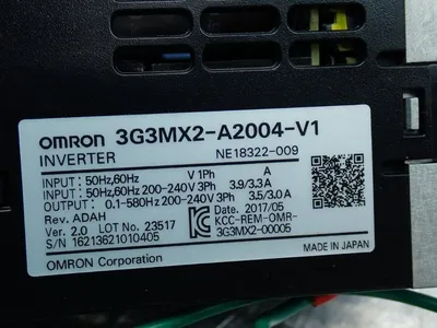 Used OMRON 3G3MX2A2004V1 Power Inverters | HGR 24 #747969