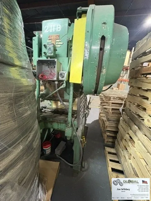 V&O Super-T 35 Ton Press 2" Stroke 100-300 SPM OBI Flywheel Press