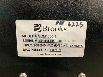 USED BROOKS SONIC MAN SCM1000-4 MICROPLATE & TUBE BASED SAMPLE PREPARATION