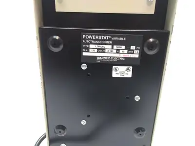USED WERNER ELECTRIC POWERSTAT VARIABLE AUTOTRANSFORMER 1PH