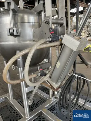 USED Lee Industries 20 Gal Lee Double Motion Reactor, 316L S/S, 150/90#