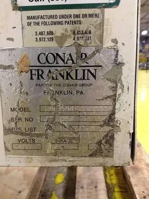 USED CONAIR FRANKLIN CD30 HOP