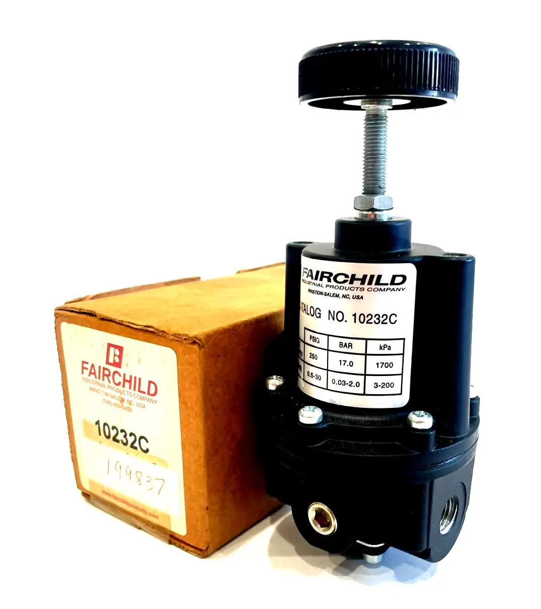 NEW FAIRCHILD 10232C PNEUMATIC REGULATOR