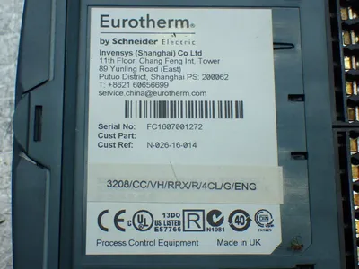Used EUROTHERM 3208/CC/VH/RRX/R/4CL/G/ENG Temperature Controls Ohio US | HGR 24 #802946