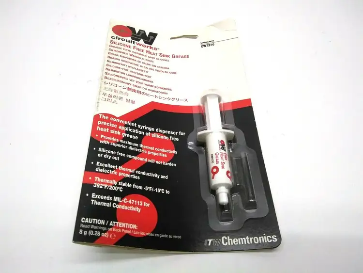 Used ITW CHEMTRONICS SILICONE FREE HEAT SINK GREASE 8G (0.28 OZ) Misc Industrial Equipment | Maverick Industrial Sales #1115443