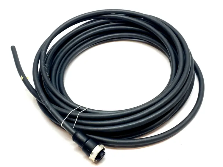 Used WEIDMULLER M12 5-PIN SENSOR CABLE X M PUR - IP67 SHIELDED 24FT Cable & Wire | Maverick Industrial Sales #1099527