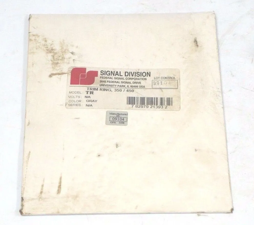 NEW SIGNAL DIVISION MODEL: TR GRAY TRIM RING 350/450