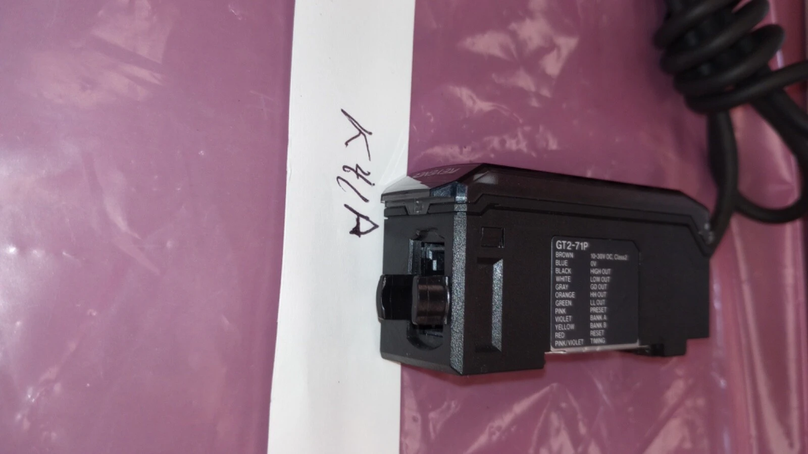 USED KEYENCE GT2-71P