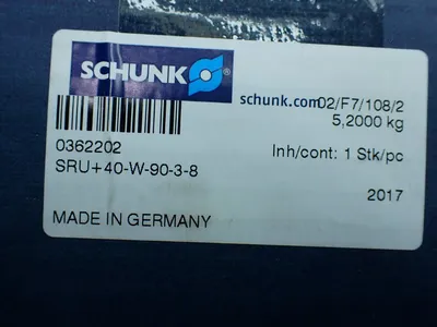 New | in-Stock SCHUNK SRU+40W9038 Pumps Ohio US | HGR 24 #738276
