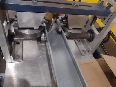 12 STAND X 10" KNUDSON MODEL #KS-2468 STUD & TRACK FRAMING ROLLFORMER, WITH AMS CONTROLS: STOCK #18942