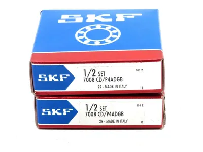 NEW SKF 7008 CD/P4ADGB SUPER PRECISION BEARING SET 7008CDP4ADGB