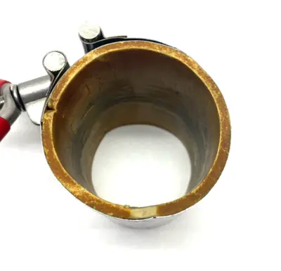 USED H-P PRODUCTS PNEUMATIC CONVEYING SUPER-GRIP PIPE CLAMP COUPLING