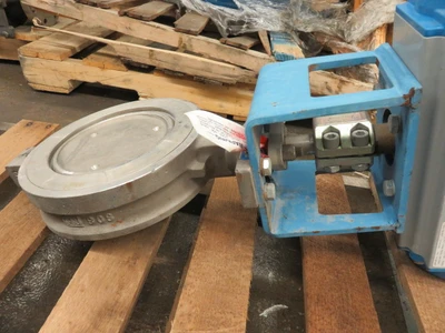 Jamesbury 8"-300 Wafer Sphere Valve with Actuator , Unused Spare Room
