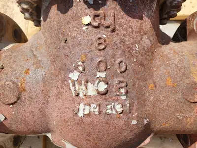 8" Class 600 Gate Valve w/ Rotork Actuator IQ 40FA25A