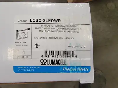 New | in-Stock THOMAS & BETTS LCSC-2LEDWR Safety Equipment British Columbia CA | Lenmark #265831