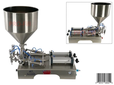 Jet Models Double Head (Air & Electric) - Semi-auto Piston Filler Machine