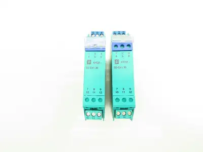 Pepperl Fuchs KFD2-SD-EX1.36 PLC Solenoid Driver Module Lot of 2