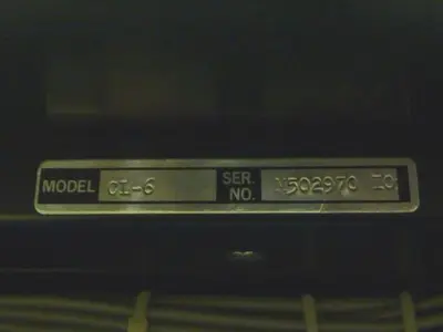 USED CONTROL LASER CL-6
