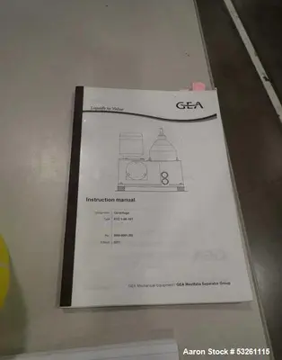 Used GEA WESTFALIA FTC 1-06-107 Disc Automatic Centrifuges Illinois US | Aaron Equipment #1287076