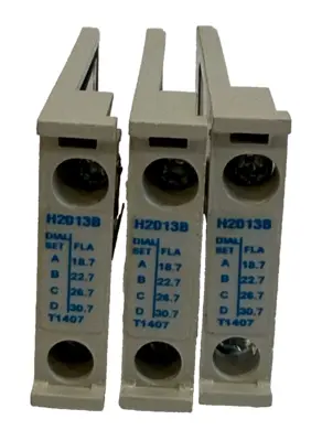 NEW 3 PCS. EATON/CUTLER HAMMER H2013B-3 HEATER ELEMENT H2013B3
