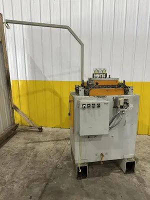 10" x .130" DURANT JACO MODEL #VS-MD-10 POWERED COIL STRAIGHTENER: STOCK #23071