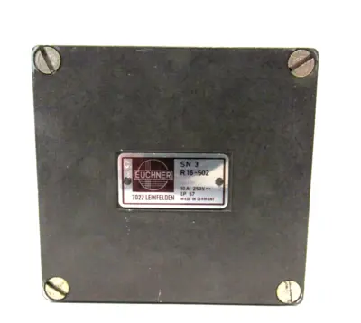 NEW EUCHNER R 16-502 LIMIT SWITCH R16502