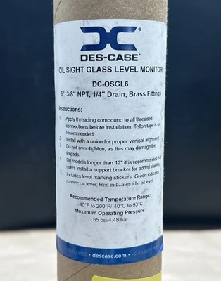 New | in-Stock Des-Case DC-OSGL6 Miscellaneous MRO | J&J Industrial Supply #502726