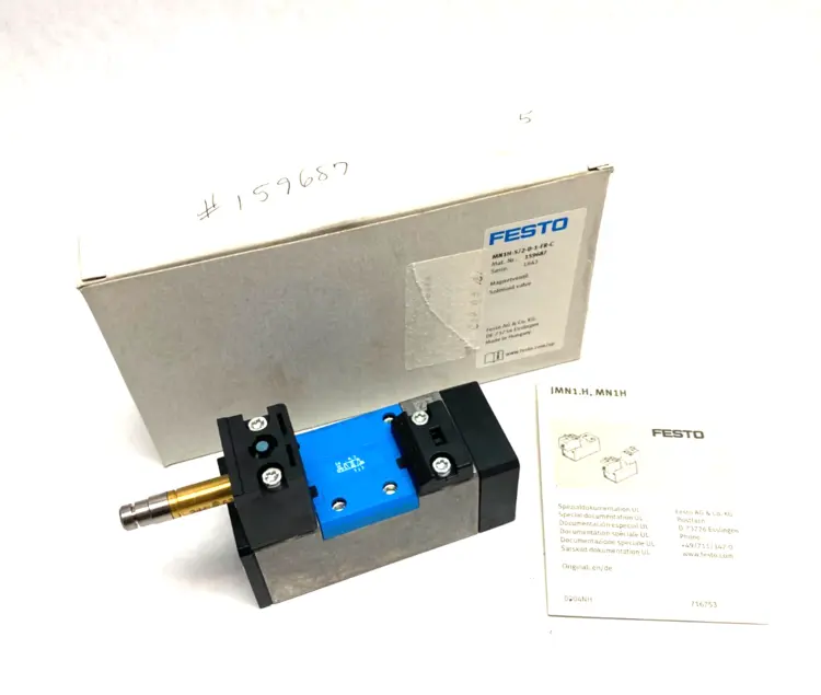 Used FESTO SOLENOID VALVE 5/2-WAY, MONOSTABLE Solenoid Valves | Maverick Industrial Sales #1110406