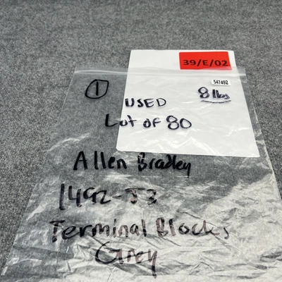 Used Allen-Bradley 1492-J3 Terminal Blocks California US | Davliegogo LLC #1706064