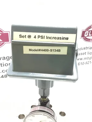 Ashcroft 300B/H400-S134B Differential Pressure Switch Set @ 4 PSI Increasing