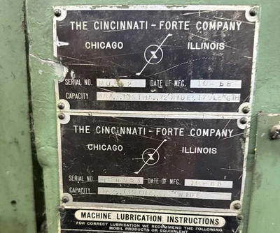 USED 1968 CINCINNATI FORTE HHS 551