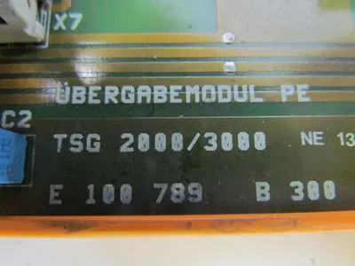 Warren Emhart UBERGABEMODUL PE TSG 2000/3000 NE1396 E100 789 B300 Circuit Board