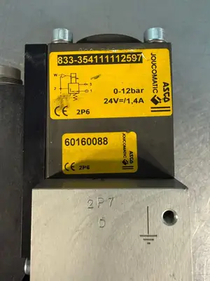 Asco Joucomatic 833-354111112597 Sentronic Proport. Valve 60160088 (3.1.1)
