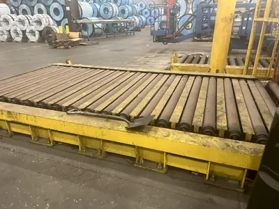400 TON FUKUI BLANKING PRESS. 72" X .128" X 70,000 LB SERVO FEEDLINE STOCK #  0956723