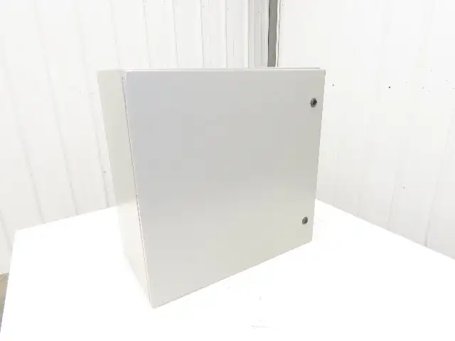Wiegmann Electrical Enclosure Cabinet 24x24x12" Type 12 Gray  -No Backplate-