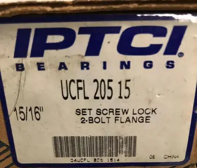 New | in-Stock IPTCI UCFL 205 15 Bearings | Surplus Asset Holdings #1189758