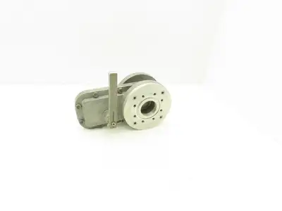 Vacuum Research Company S482 2" Flanged Knife Manual Gate Valve Rubber Seat