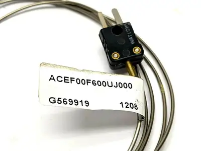 ACEF00F600UJ000 | Watlow  Type K Thermocouple 60" Length - Used