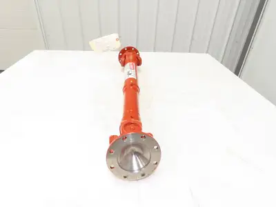 Johnson Power Drive Shaft 27.75"-37.2" Length 4" Slip Yoke U-Joint Both Ends
