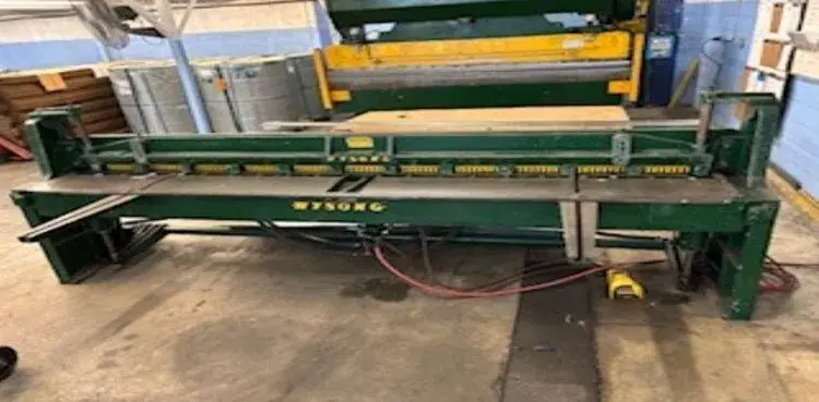 Used WYSONG A120 Power Squaring Shears (Gauge) Manitoba CA | Aucto #715469
