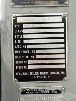 Used SHELDON WR-3000 Plain Horizontal Mills Georgia US | The Equipment Hub #1332069