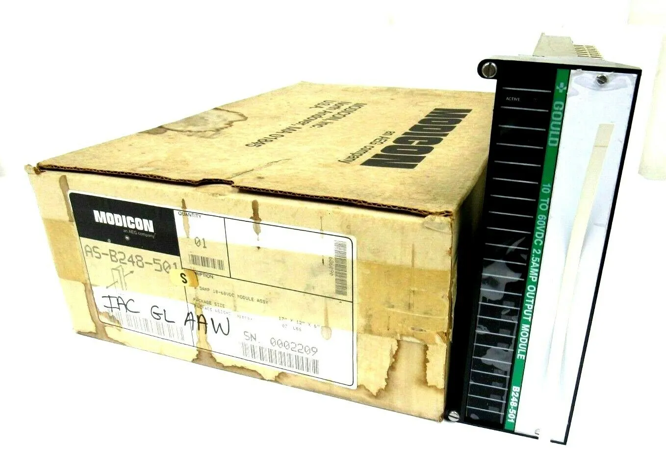 NEW MODICON AS-B248-501 MODULE 2.5A 10-60VDC ASB248501