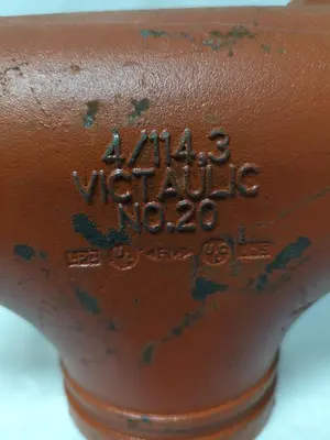 New | in-Stock VICTAULIC NO.20 (4") Valves/Fittings Ohio US | Surplus Asset Holdings #1236461