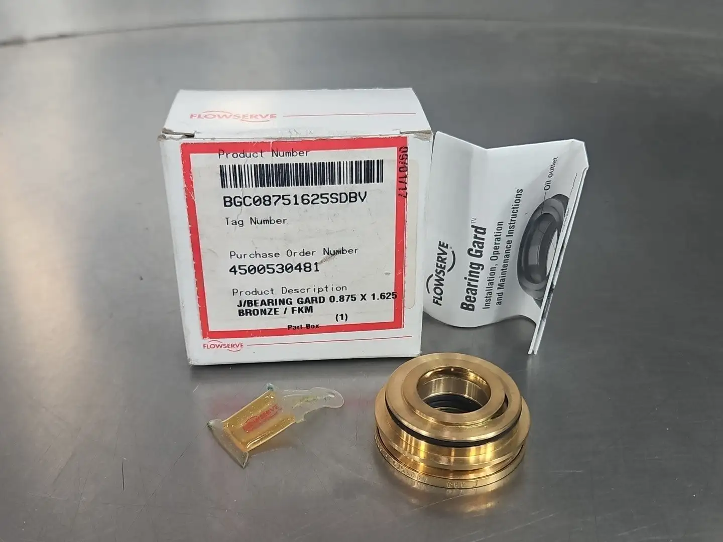 FLOWSERVE BGC08751625SDBV 0.875 x 1.625 /bronze J/Bearing Gard Loc5C28