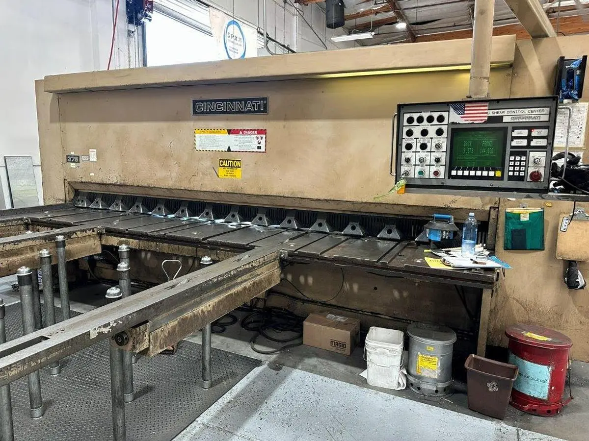 Used CINCINNATI 375HSX14 Sheet Metal Shears California US | MANUFACTURING SOLUTIONS #1486980
