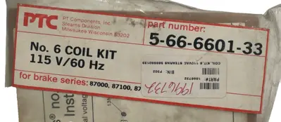 NEW REXNORD 5-66-6601-33 NO. 6 COIL KIT 115V/60HZ 566660133